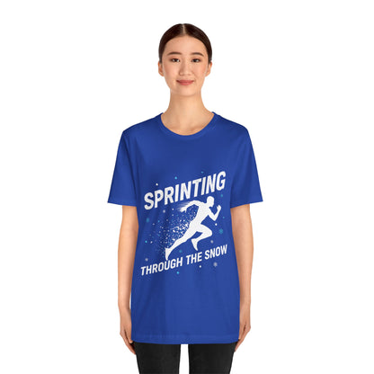 Sprinting Through The Snow T-Shirt