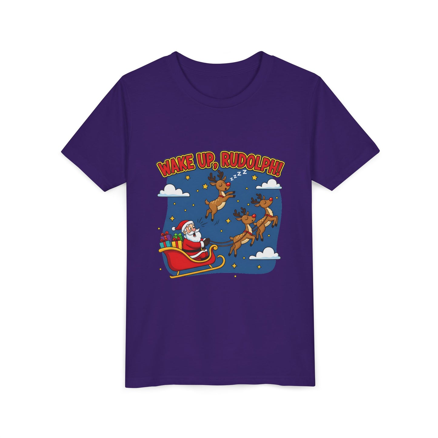 Wake Up, Rudolph! Youth Christmas Tee