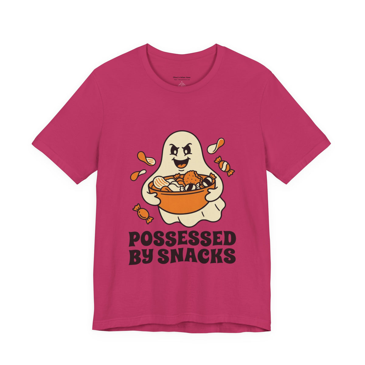 Possessed By Snacks T-Shirt – Cute Ghost Eating Candy Tee