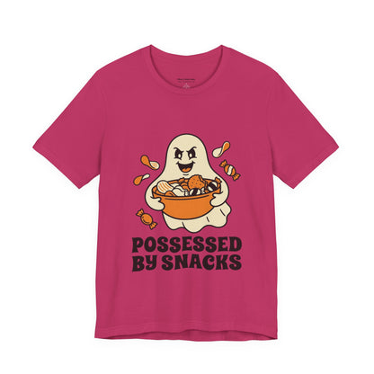 Possessed By Snacks T-Shirt – Cute Ghost Eating Candy Tee