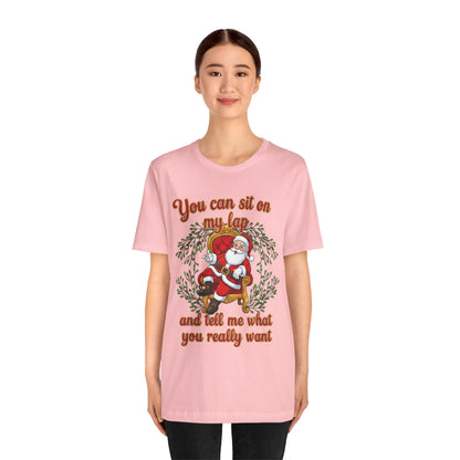 Sit On My Lap Christmas Tee