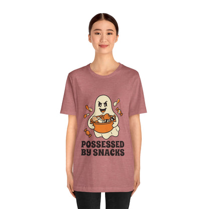 Possessed By Snacks T-Shirt – Cute Ghost Eating Candy Tee