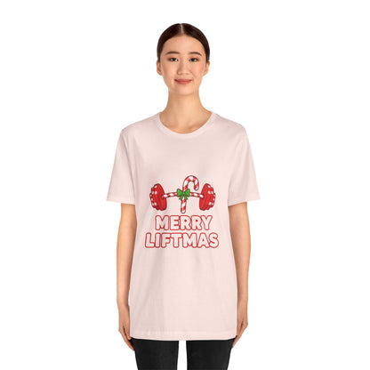 Merry Liftmas Tee - Unisex Christmas Workout Shirt