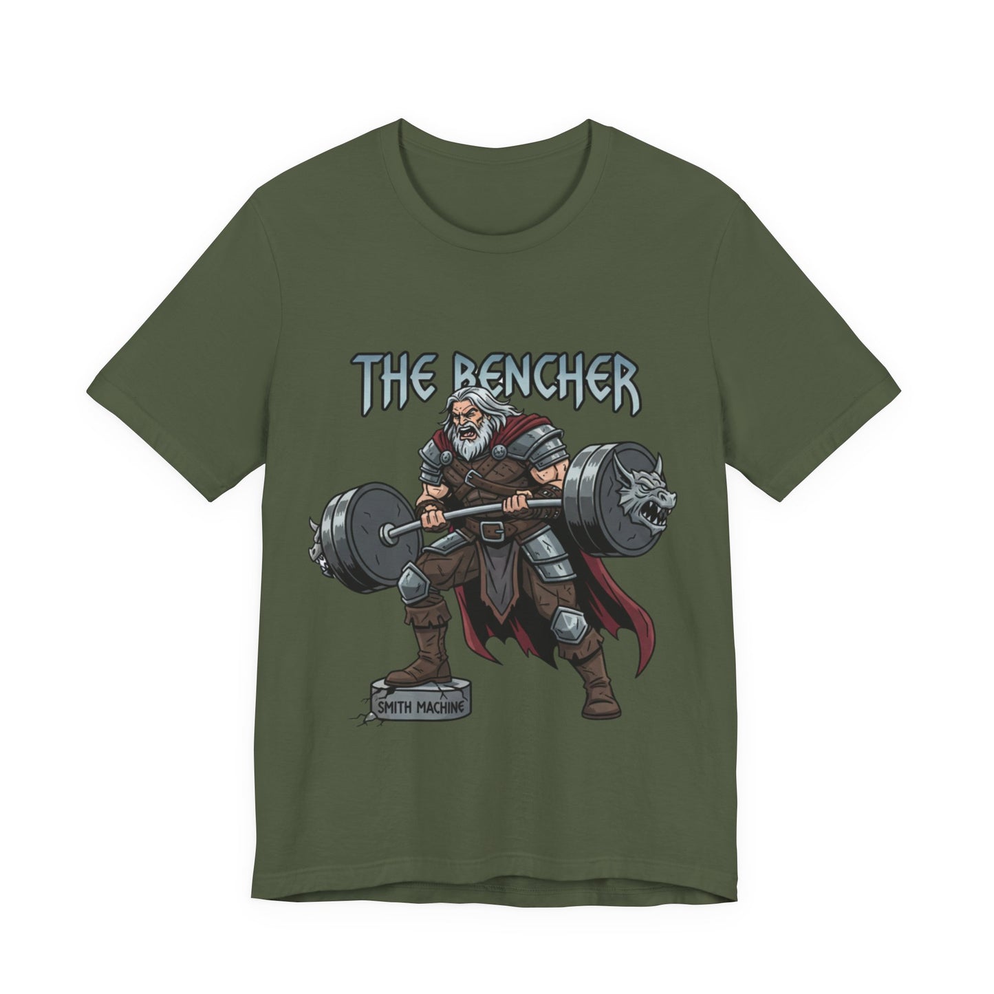The Bencher T-Shirt — Viking Strength Gym Tee