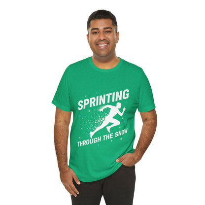 Sprinting Through The Snow T-Shirt