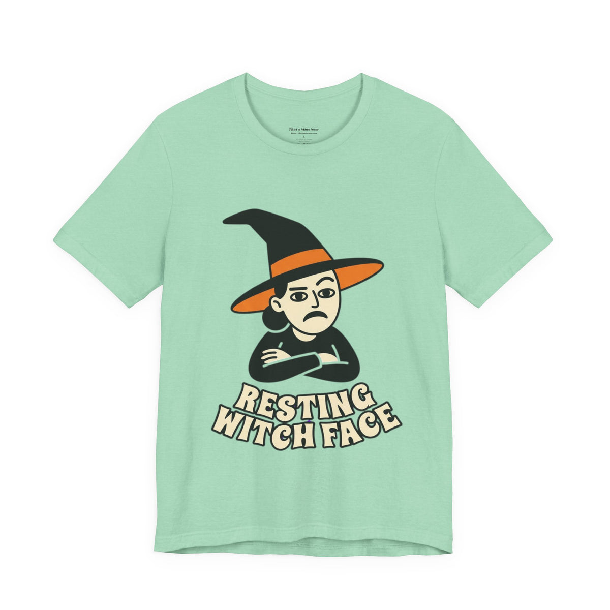 Resting Witch Face Tee — Funny Halloween Graphic T-Shirt