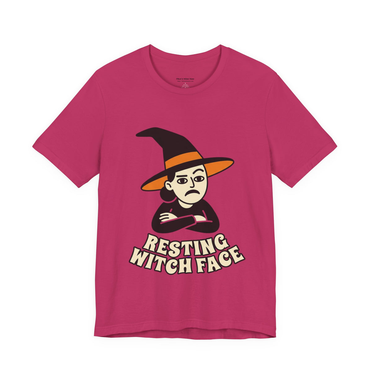 Resting Witch Face Tee — Funny Halloween Graphic T-Shirt
