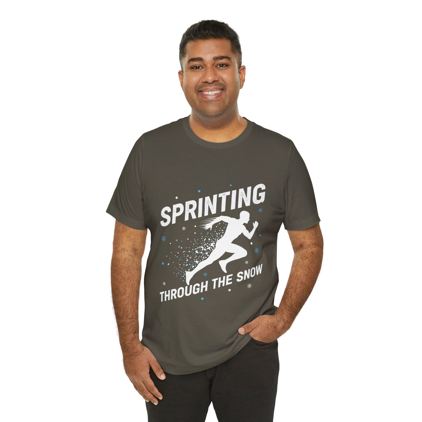 Sprinting Through The Snow T-Shirt