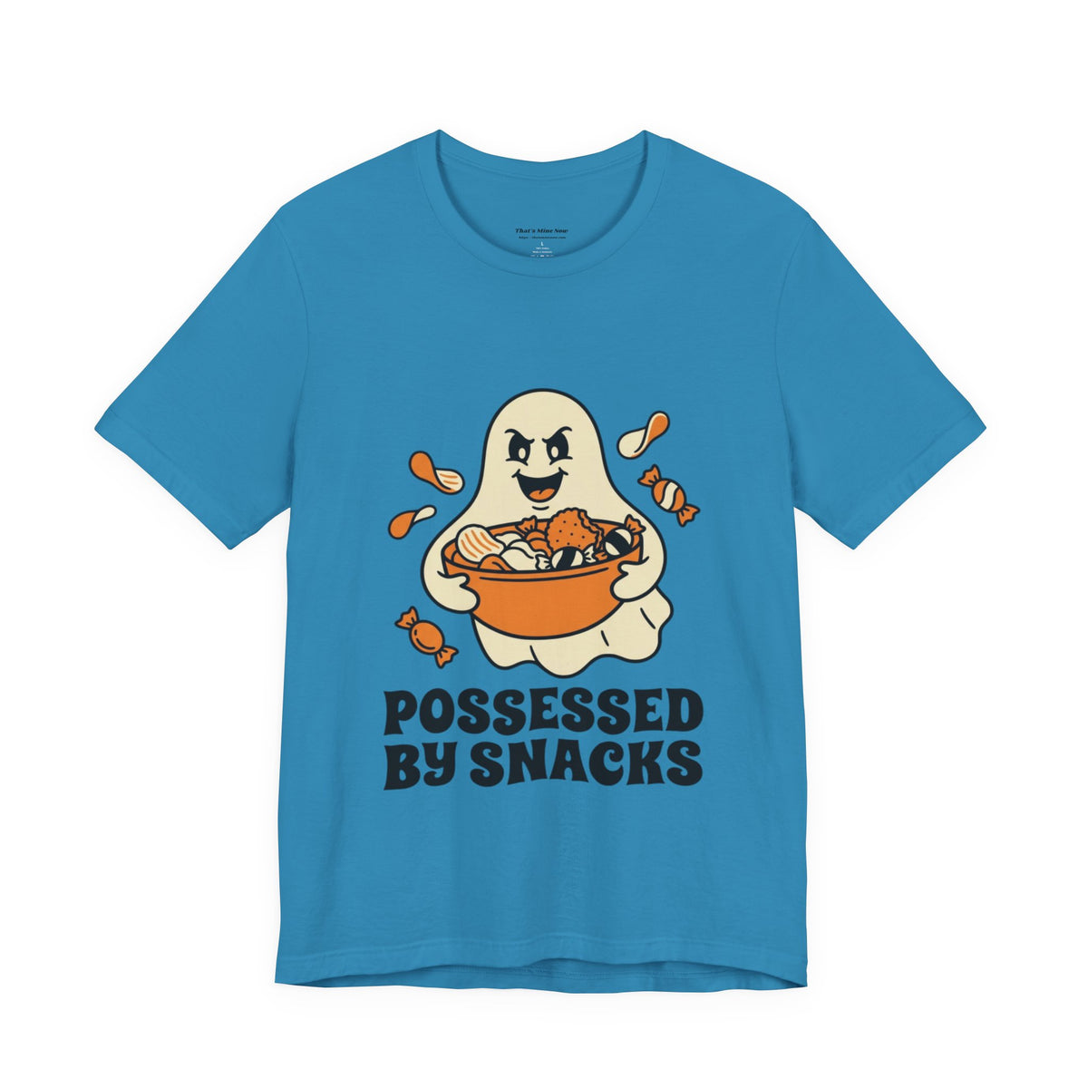 Possessed By Snacks T-Shirt – Cute Ghost Eating Candy Tee