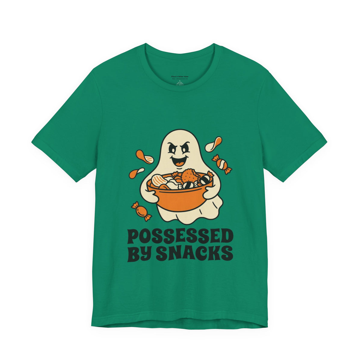 Possessed By Snacks T-Shirt – Cute Ghost Eating Candy Tee