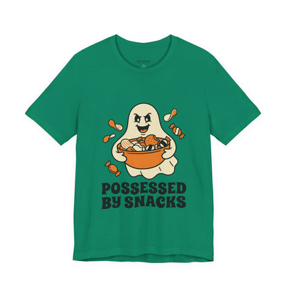 Possessed By Snacks T-Shirt – Cute Ghost Eating Candy Tee