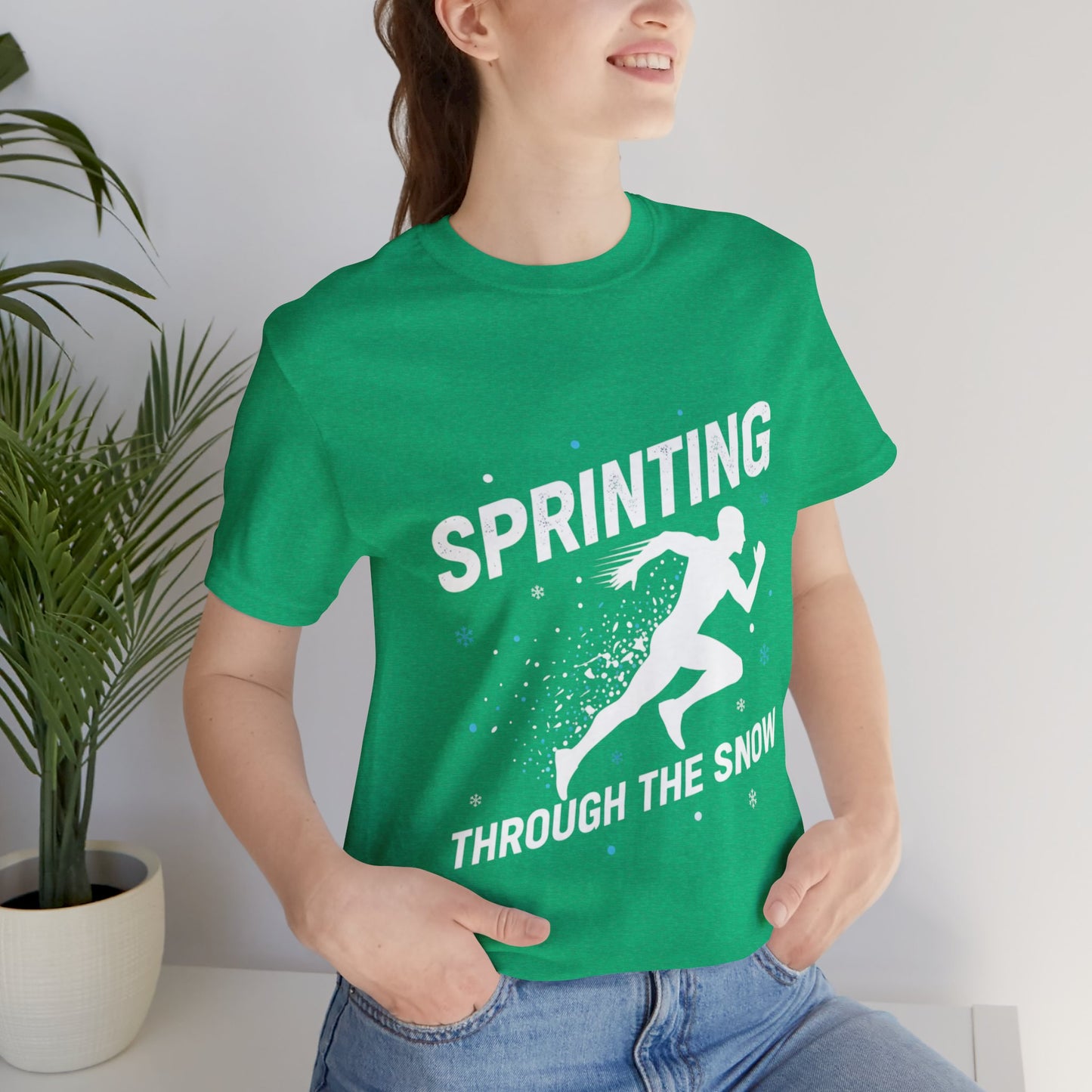 Sprinting Through The Snow T-Shirt