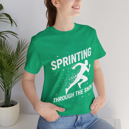 Sprinting Through The Snow T-Shirt