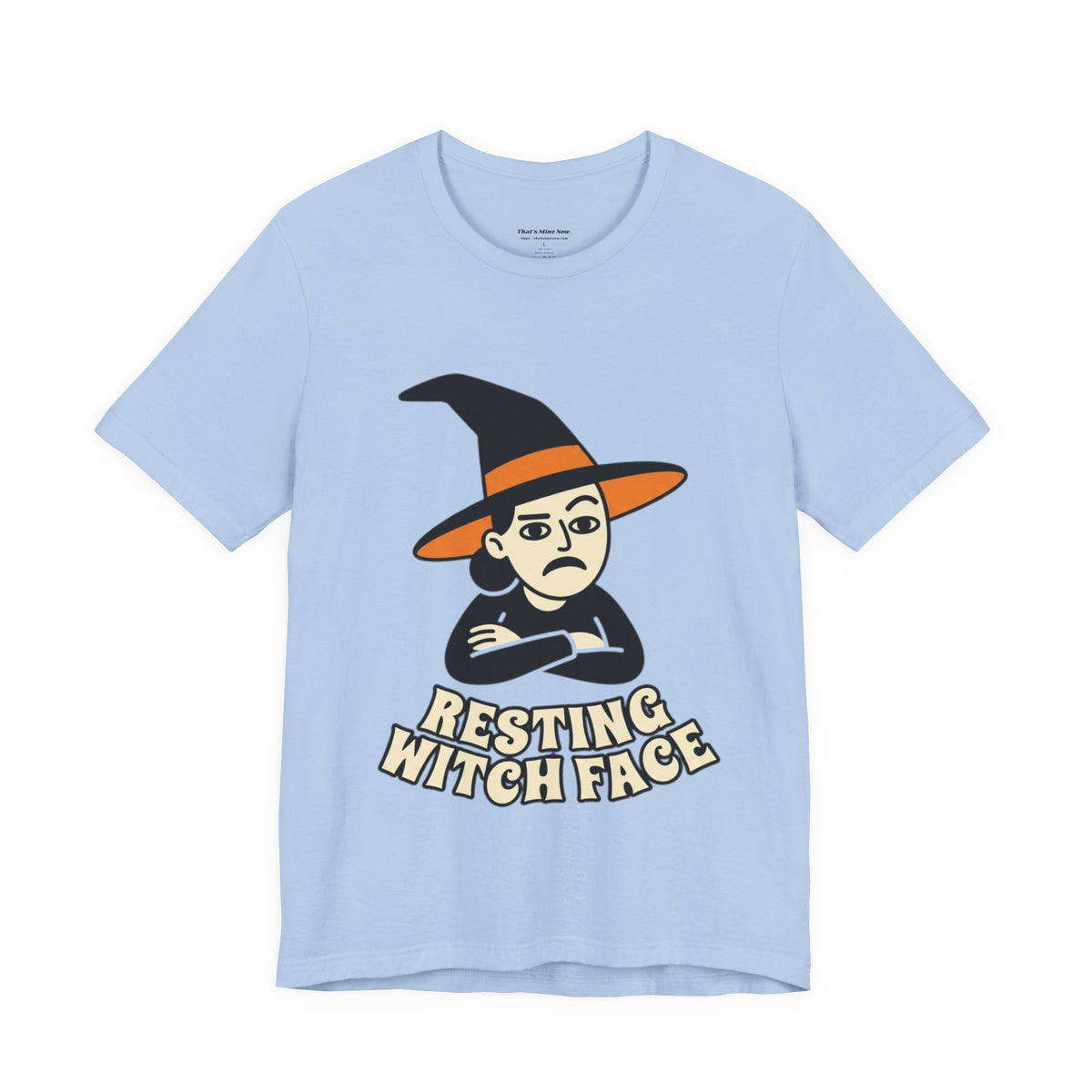 Resting Witch Face Tee — Funny Halloween Graphic T-Shirt