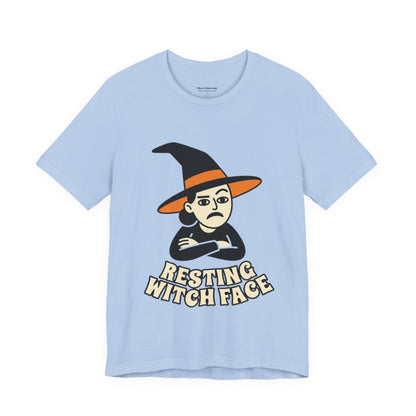 Resting Witch Face Tee — Funny Halloween Graphic T-Shirt