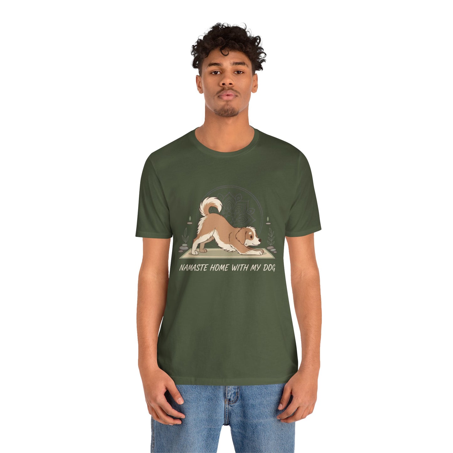 Namaste With My Dog Tee