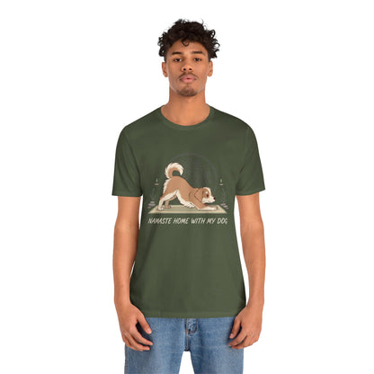 Namaste With My Dog Tee