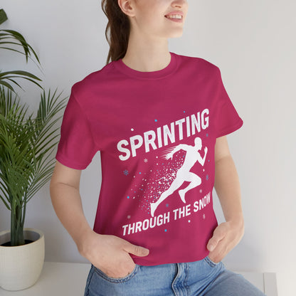 Sprinting Through The Snow T-Shirt