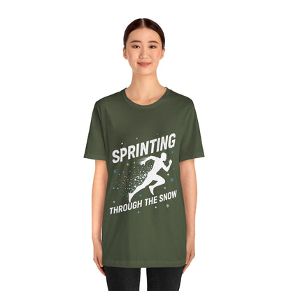 Sprinting Through The Snow T-Shirt