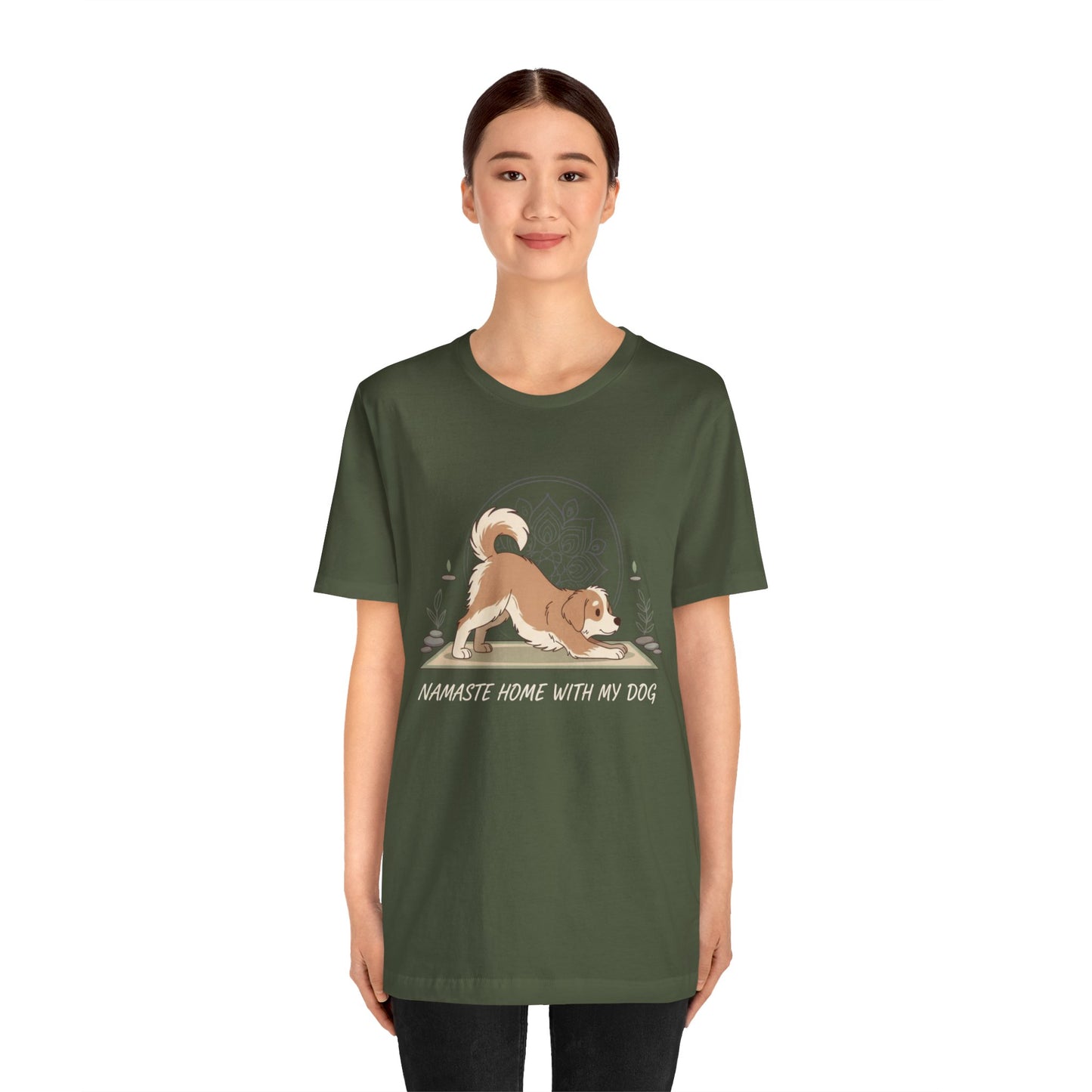 Namaste With My Dog Tee