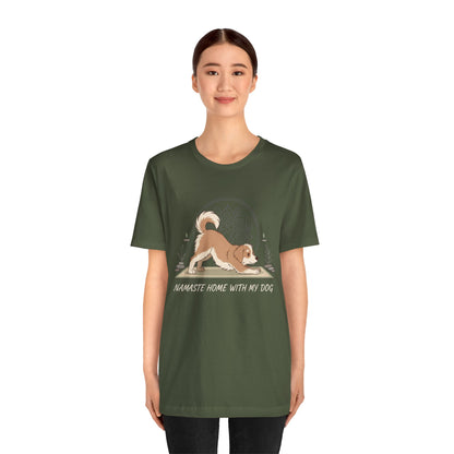 Namaste With My Dog Tee