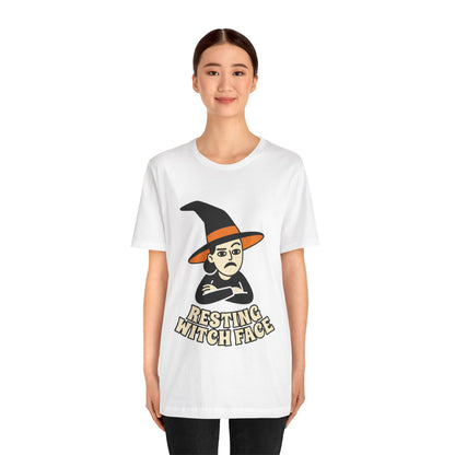Resting Witch Face Tee — Funny Halloween Graphic T-Shirt