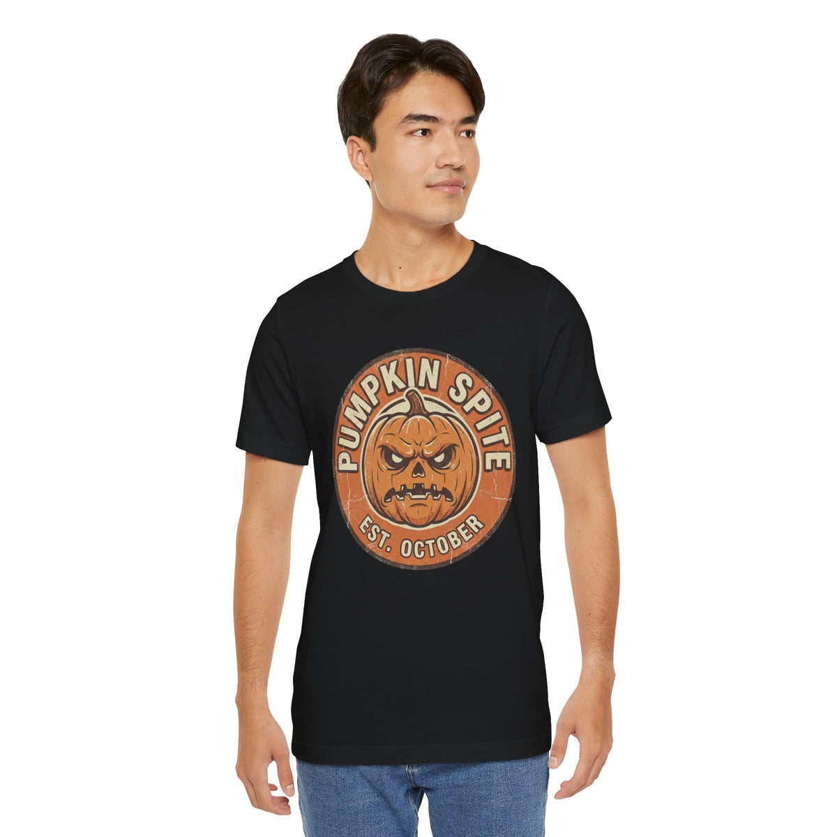 Pumpkin Spite Tee — 'Pumpkin Spite • Est. October' Halloween Graphic Shirt