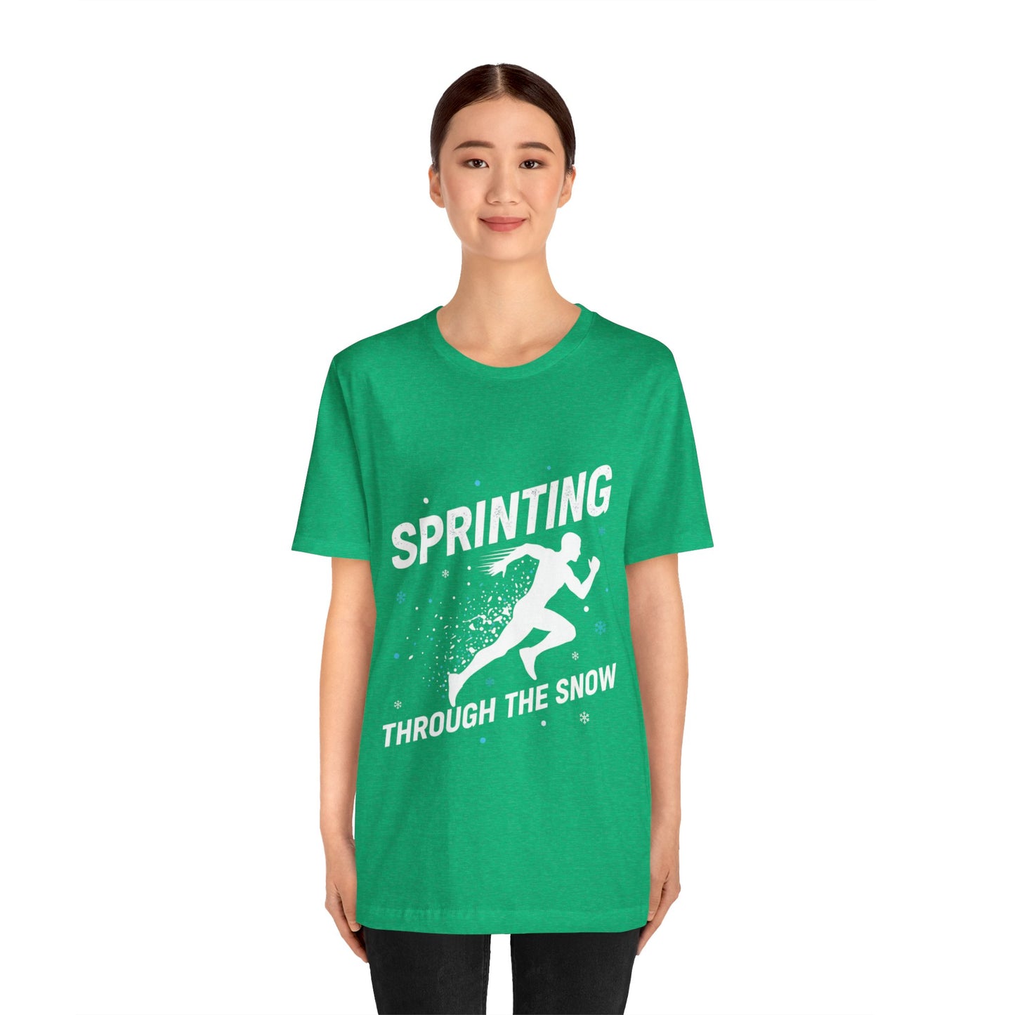 Sprinting Through The Snow T-Shirt