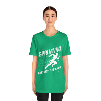 Sprinting Through The Snow T-Shirt