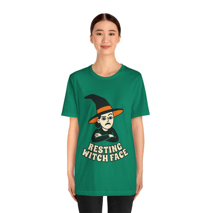 Resting Witch Face Tee — Funny Halloween Graphic T-Shirt