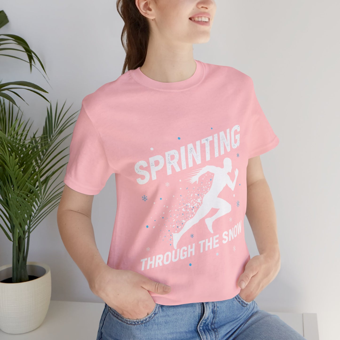 Sprinting Through The Snow T-Shirt