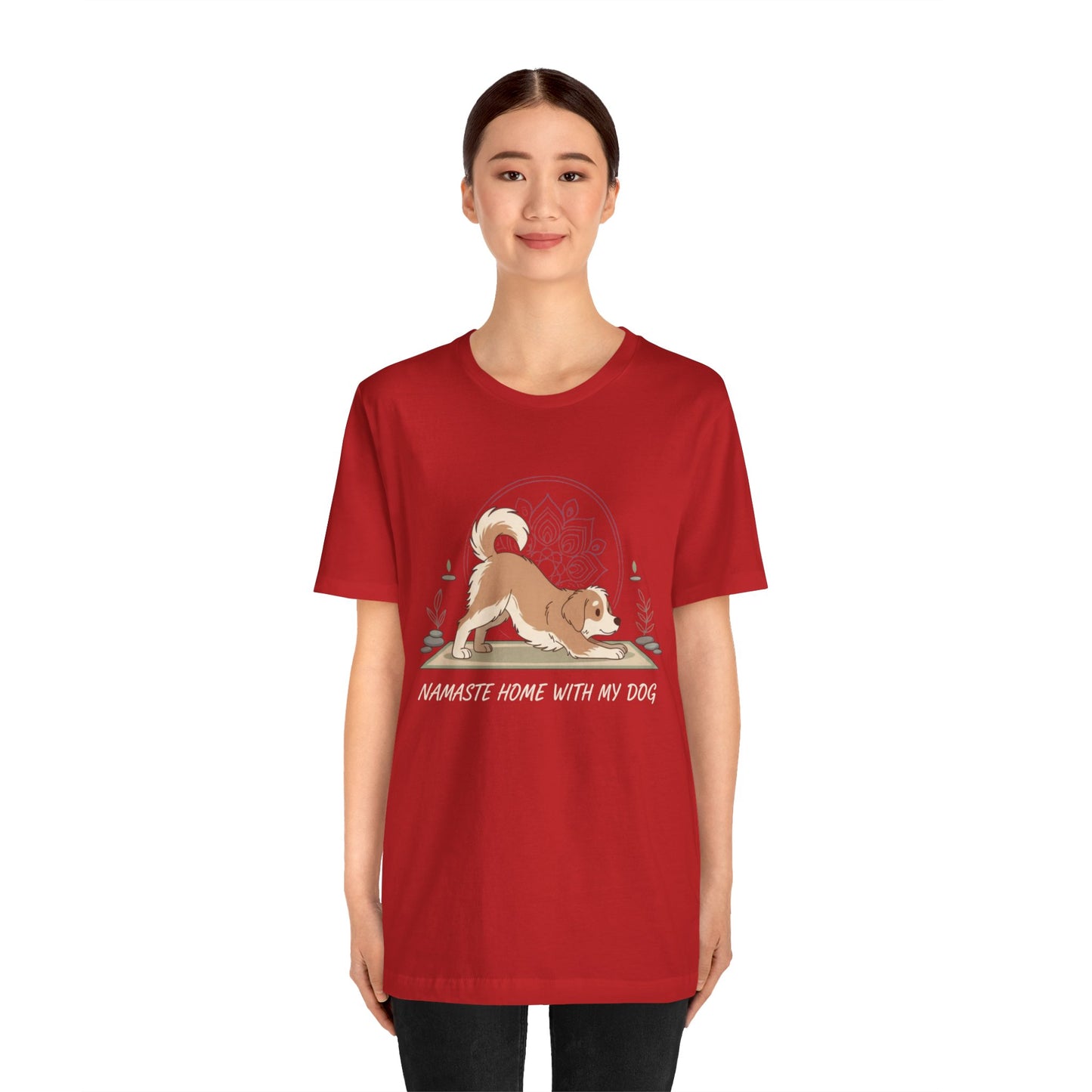 Namaste With My Dog Tee