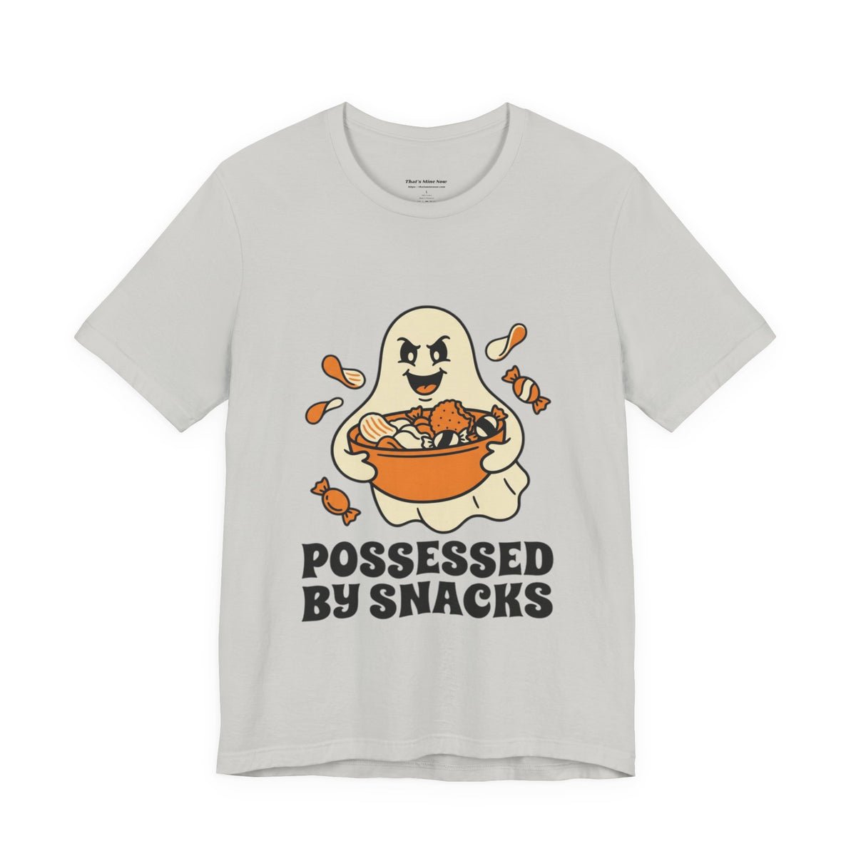 Possessed By Snacks T-Shirt – Cute Ghost Eating Candy Tee