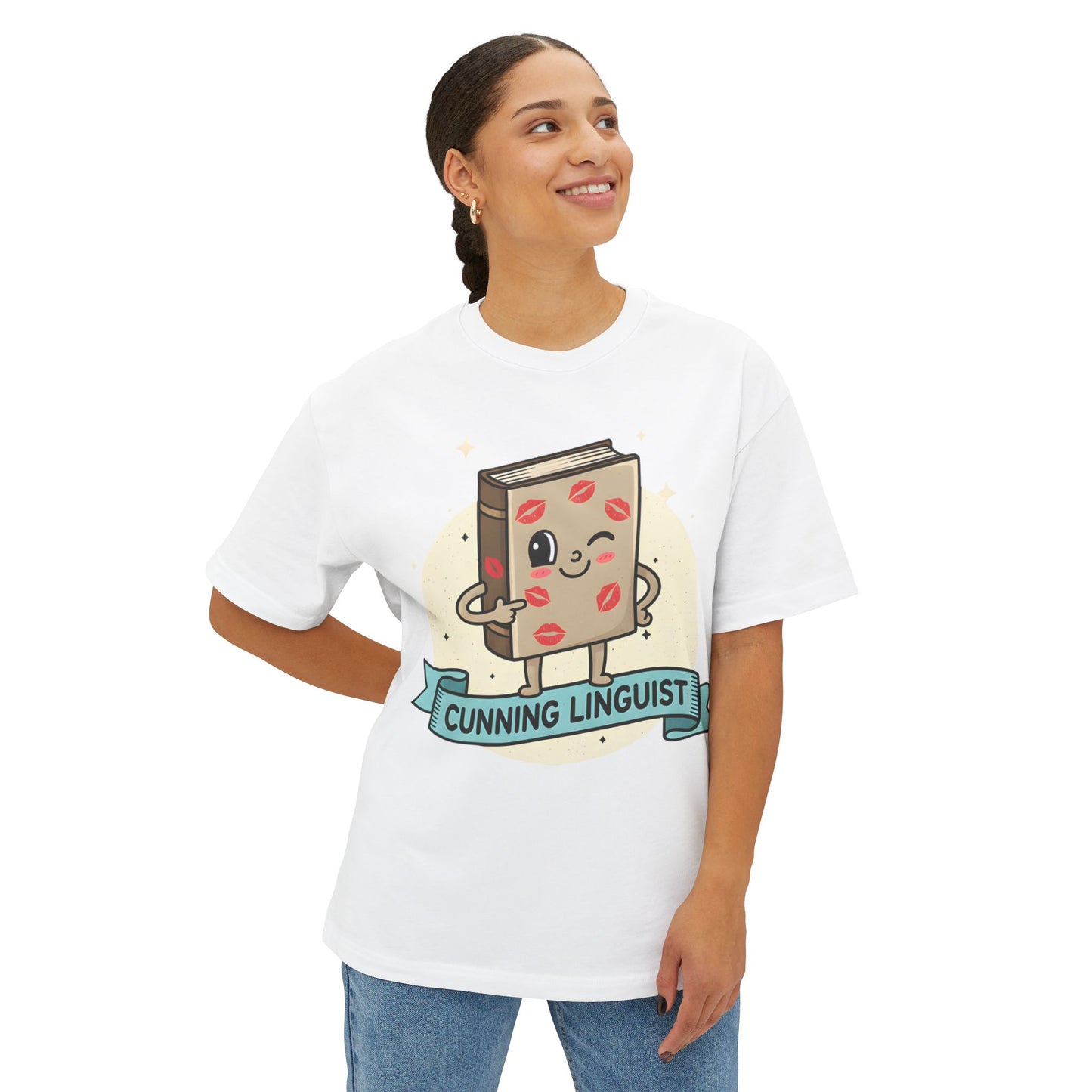Cunning Linguist Unisex Oversized Tee