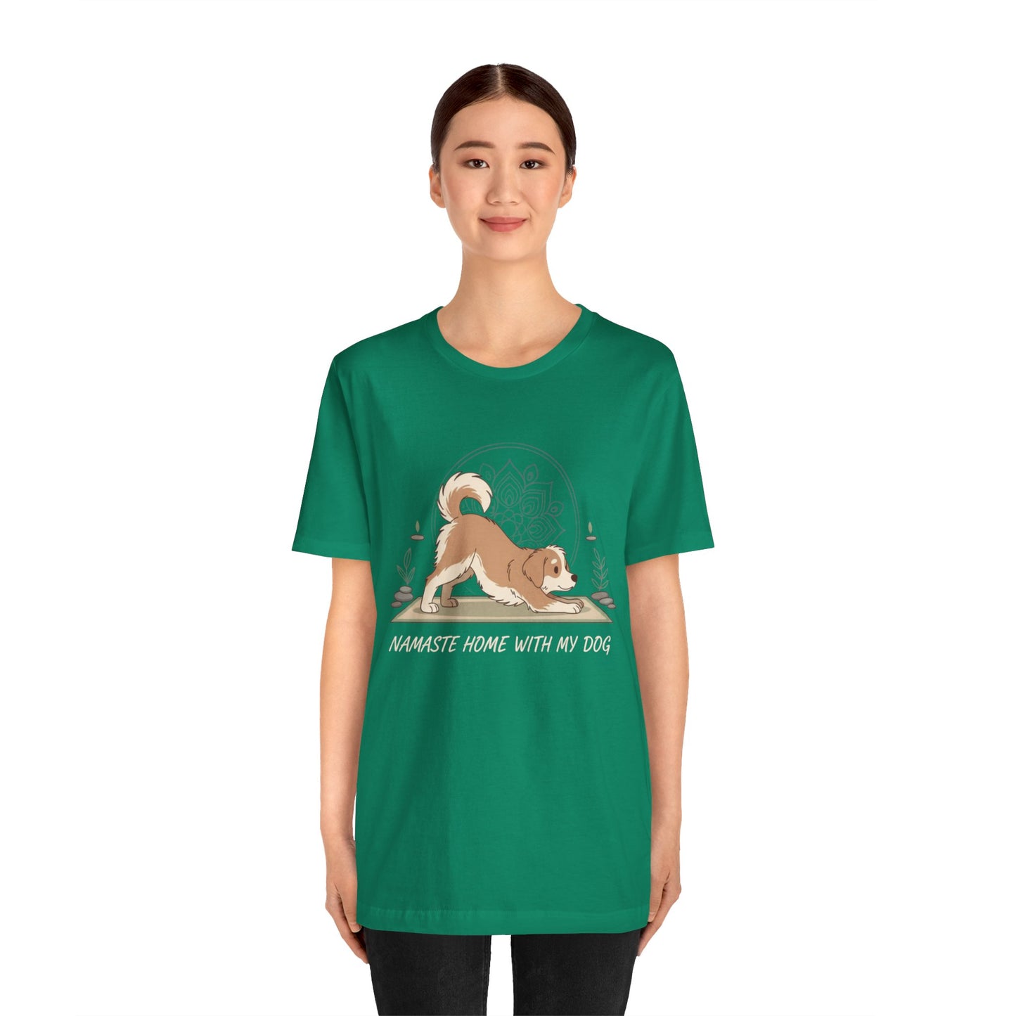 Namaste With My Dog Tee