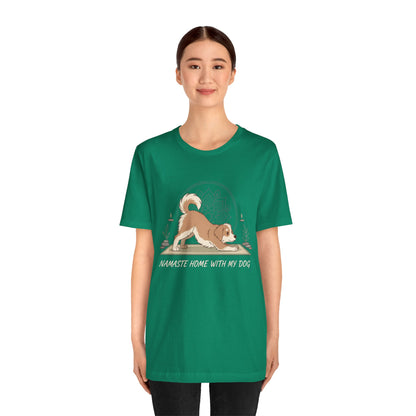 Namaste With My Dog Tee