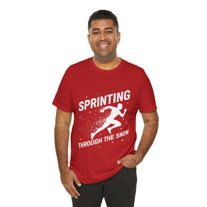 Sprinting Through The Snow T-Shirt