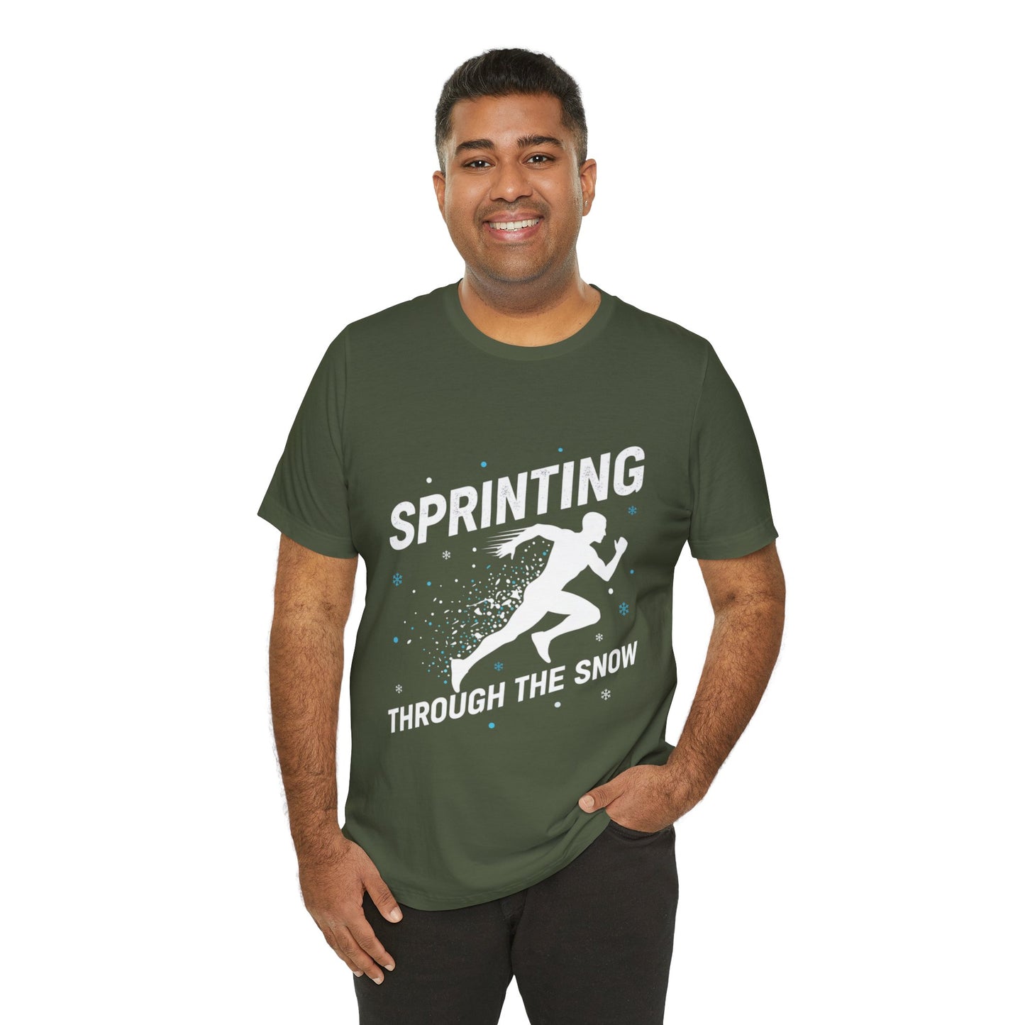 Sprinting Through The Snow T-Shirt