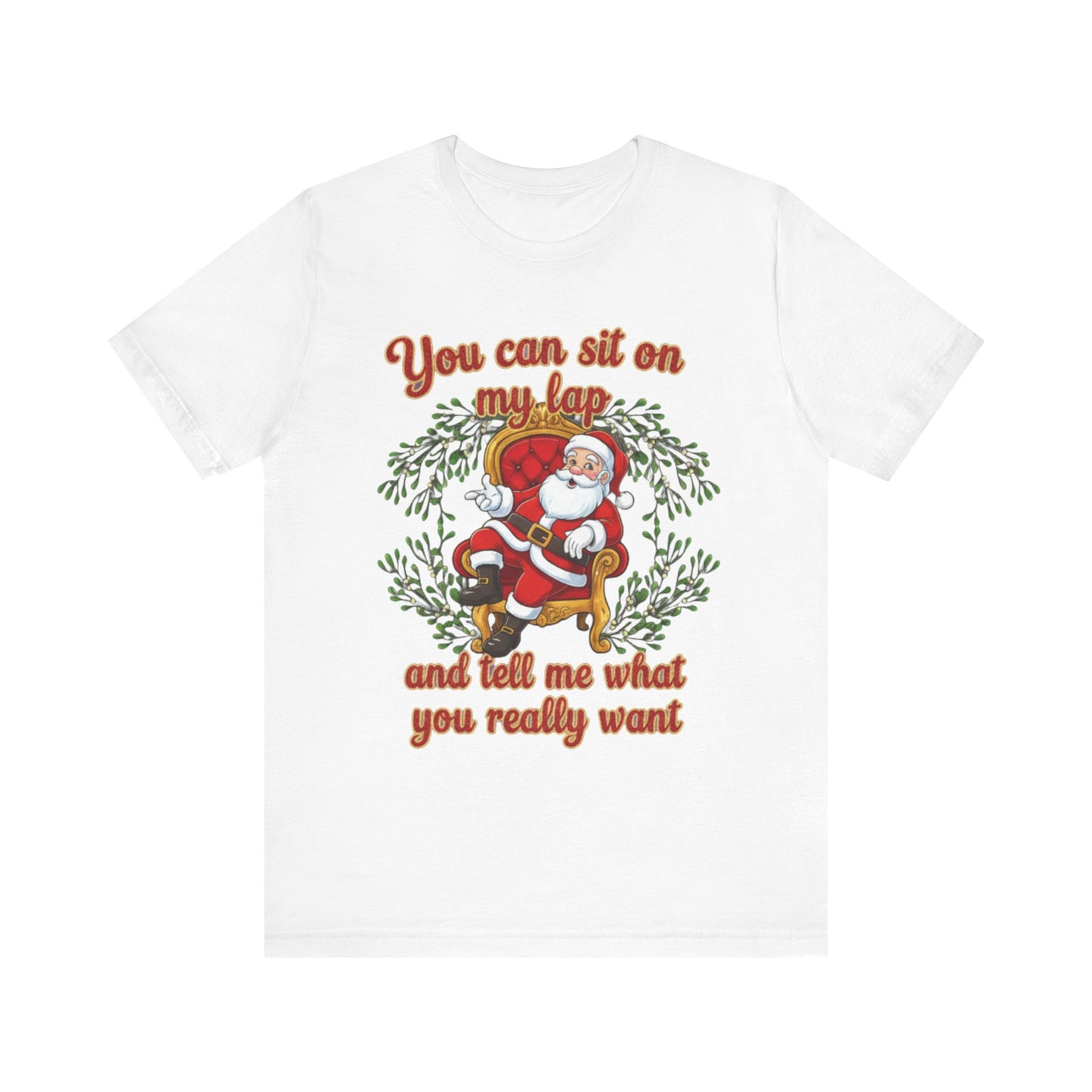 Sit On My Lap Christmas Tee