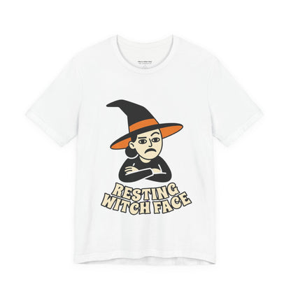 Resting Witch Face Tee — Funny Halloween Graphic T-Shirt
