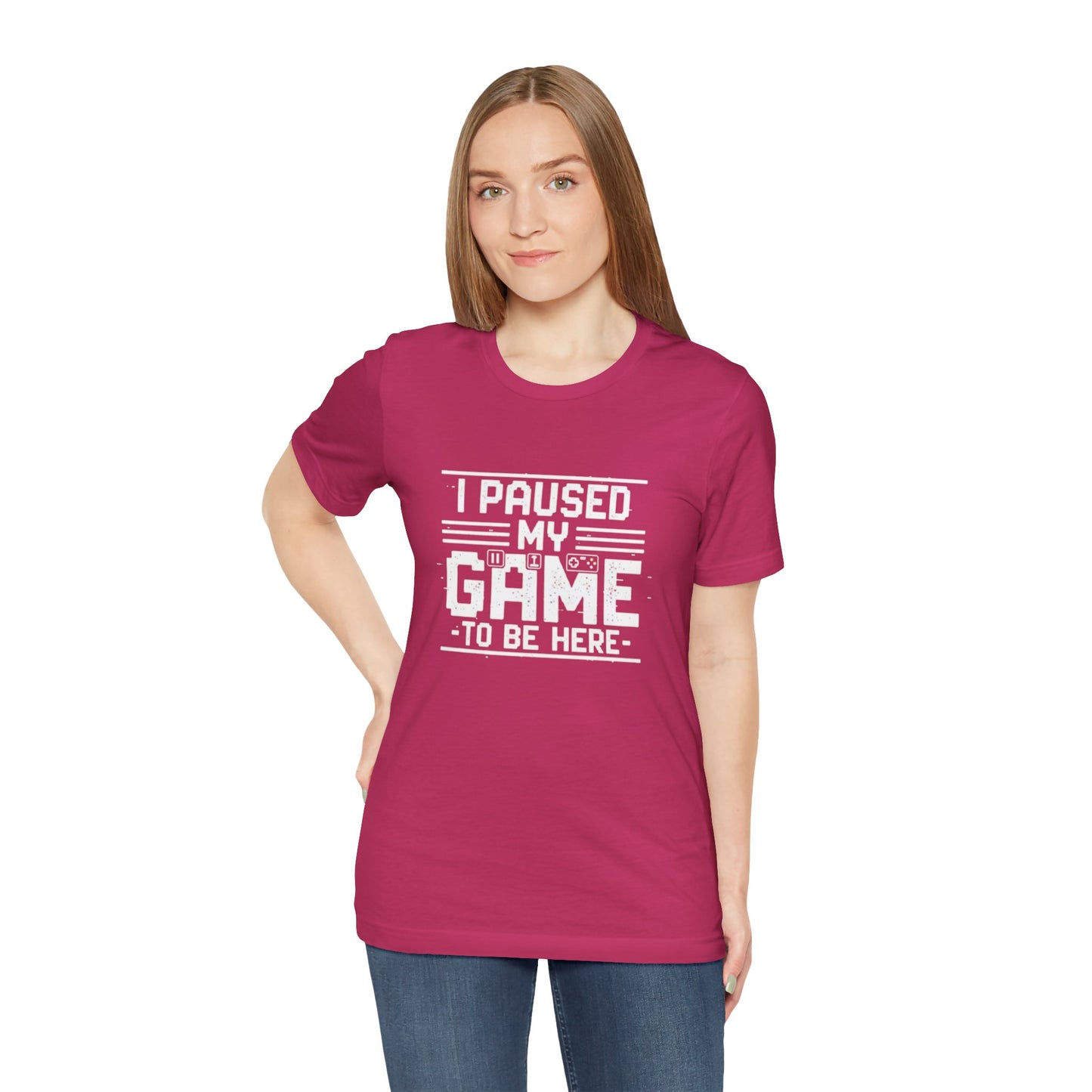 I Paused My Game Unisex Tee