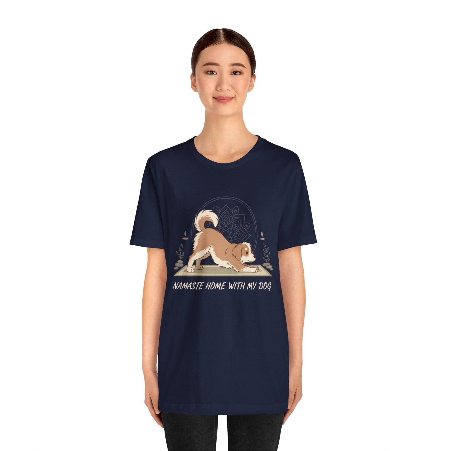 Namaste With My Dog Tee