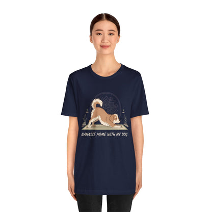 Namaste With My Dog Tee