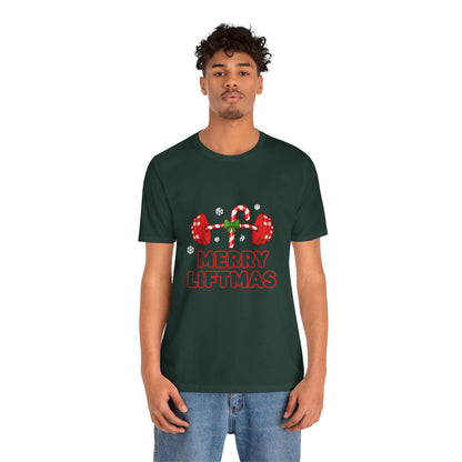 Merry Liftmas Tee - Unisex Christmas Workout Shirt
