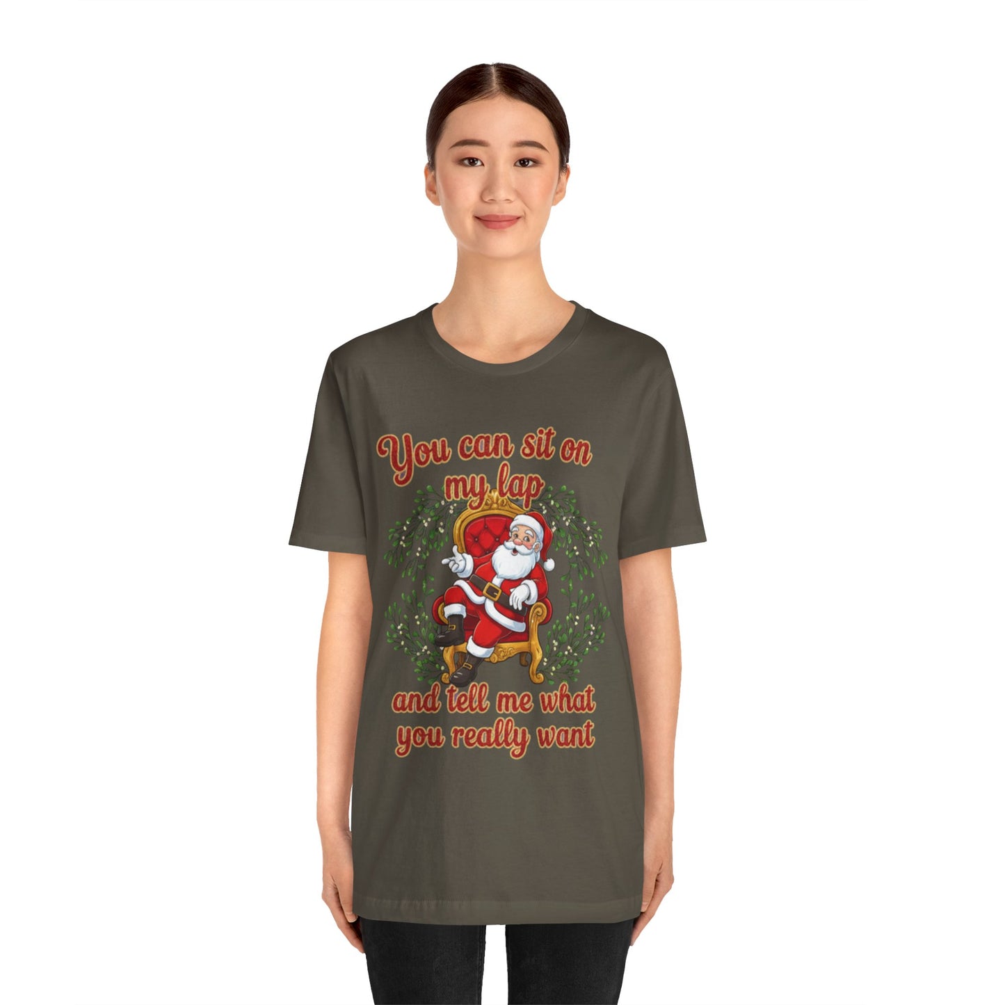 Sit On My Lap Christmas Tee
