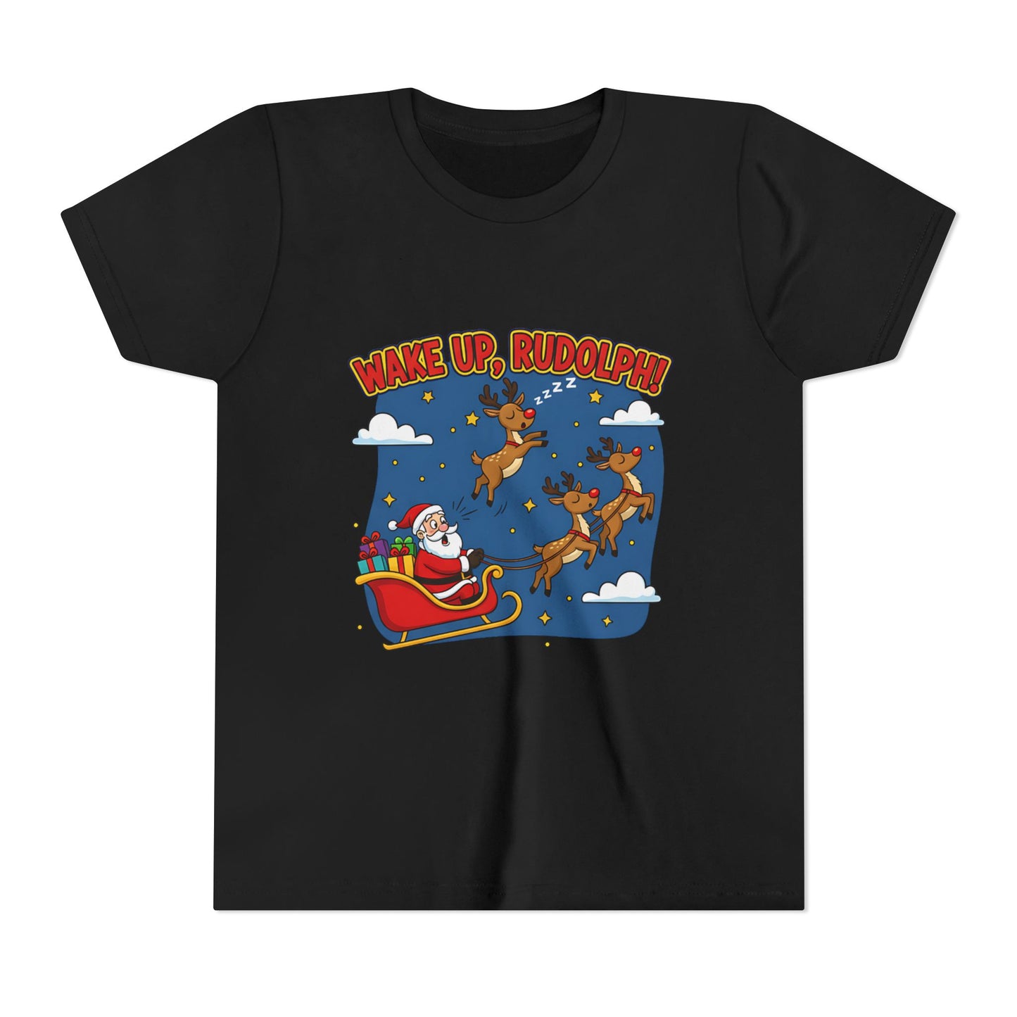 Wake Up, Rudolph! Youth Christmas Tee