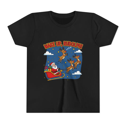 Wake Up, Rudolph! Youth Christmas Tee