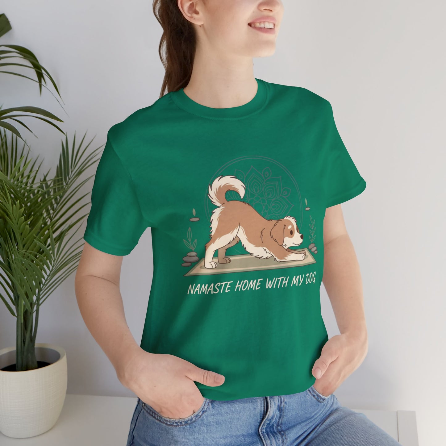 Namaste With My Dog Tee