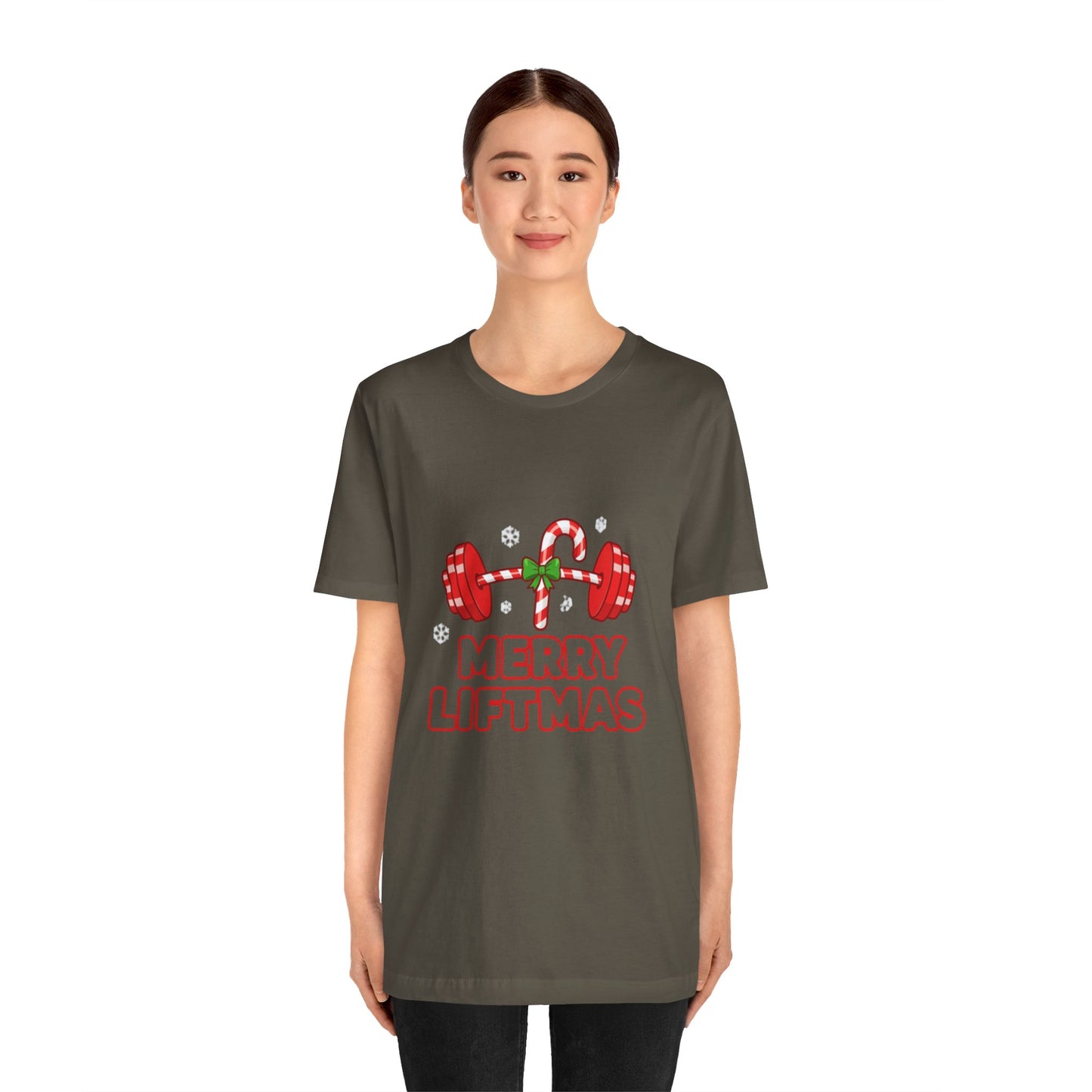Merry Liftmas Tee - Unisex Christmas Workout Shirt