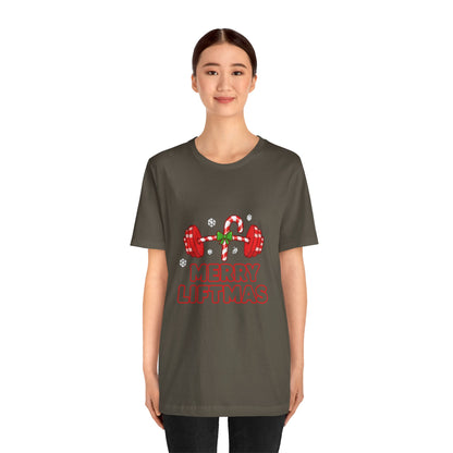 Merry Liftmas Tee - Unisex Christmas Workout Shirt
